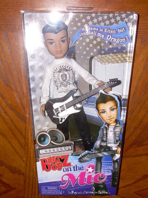 BRATZ BOYZ On The Mic Boy Doll EITAN Dragon w/ Guitar  