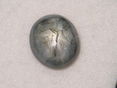 42.43CT STUNNING UNHEATED BLUE GREY BURMA STAR SAPPHIRE  