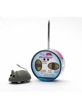 SPOT SMALL REMOTE MICRO MOUSE DOME RECHARGABLE CAT TOY  