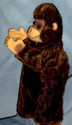 Early hand puppet Monkey Chimpanzee in great condition  