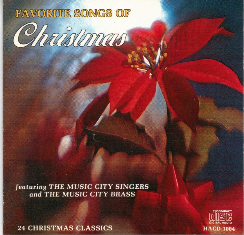 The Music City Singers   Favorite Songs Of Christmas (CD) Music City 