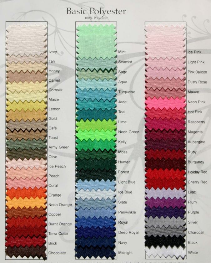 NEW LOT 144 WHOLESALE CLOTH WEDDING NAPKINS 74 COLORS B  