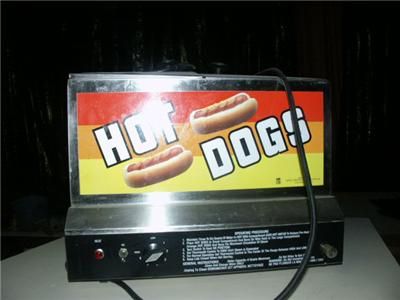 HOT DOG STEAMER WARMER MAKER COMMERCIAL VENDING BRATS DOGS BUNS 