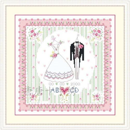 wedding  counted cross stitch kits  