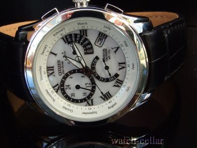 CITIZEN ECO DRIVE PERPETUAL CALENDAR WATCH BL8000 03A  