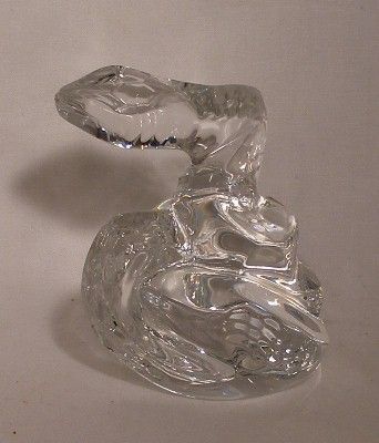 BACCARAT crystal SNAKE figurine  