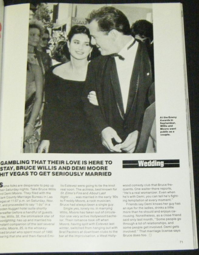 DONALD TRUMP, COURTNEY COX In People December 7, 1987  