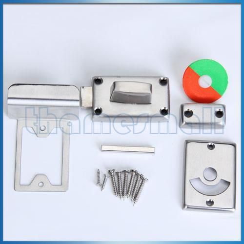 Vacant Engaged Bathroom Toilet Indicator Bolt Door Lock  