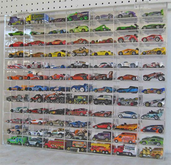 84 Mini Scale Disney Pixar Cars Hot Wheels Display Case  