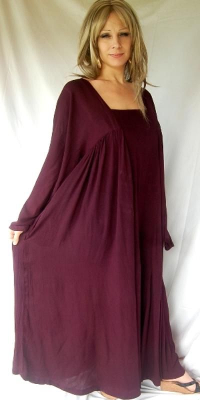 Q470 PLUM/DRESS MOROCCAN MADE 2 ORDER 2X 3X 4X  