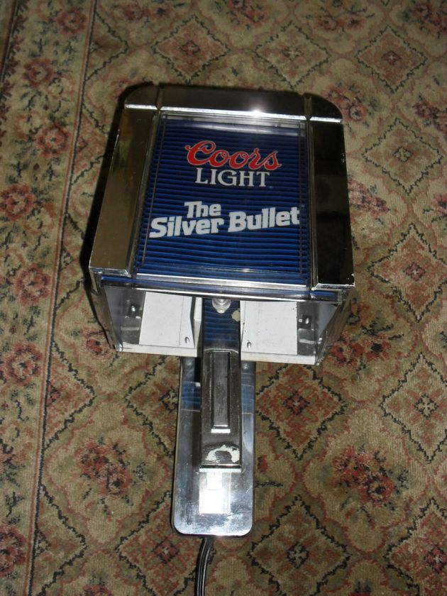 1988 COORS LIGHT ADVERTISING ELECTRIC WALL MOUNT LIGHT OR LAMP  