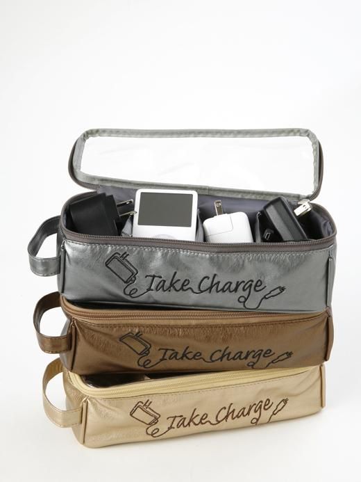 TRAVEL CHARGER CASE ELECTRONIC PARTS ORGANIZER STORAGE  