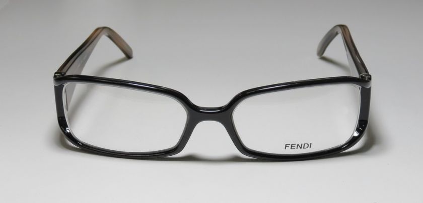 NEW FENDI 702 52 16 125 BLACK/BROWN EYEGLASS/GLASSES/FRAME WOMENS 