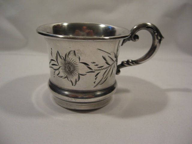 Cup Silver Plate Antique New York WR 210 Silverplate  