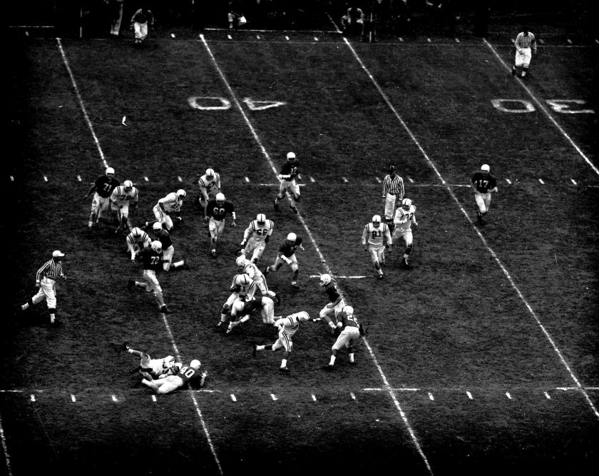 4x5 NEG. Indiana vs. Northwestern College Football 1959  