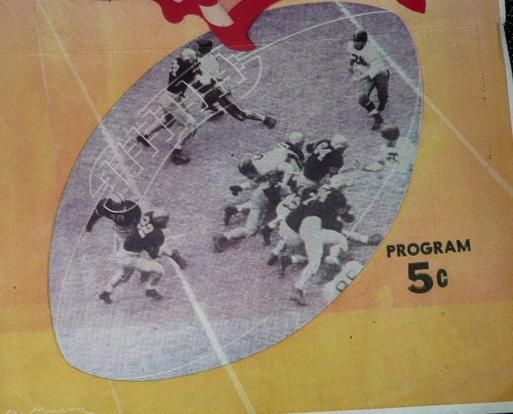 VTG 40s COCA COLA COKE SCHOOL FOOTBALL PROGRAM ST CLAIR MINERSVILLE PA 