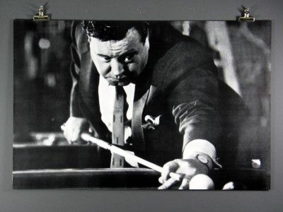 The Hustler, Jackie Gleason Playing Billiards/ Pool against Paul 