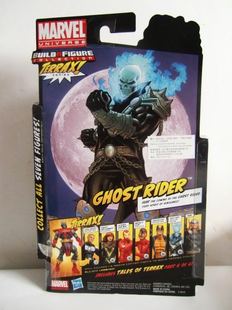 2012 Marvel Legends Return GHOST RIDER 7 figure BUILD A FIGURE 