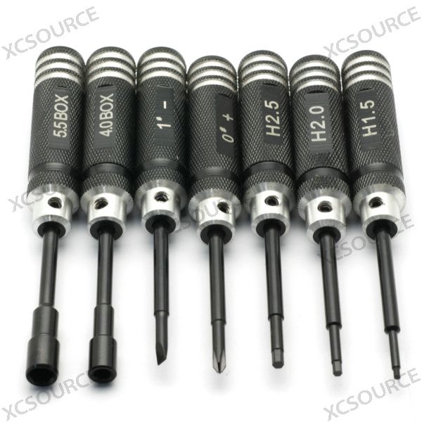 Hex Screw Driver Set 1.5MM 5.5MM Heli tool Trex 450 500 RC6B  