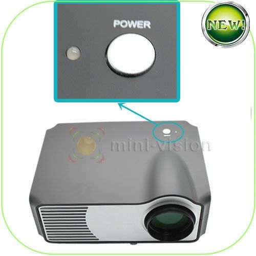 LED Projector 1080P HDMI HOME THEATER HD TV PS2 PC NEW  