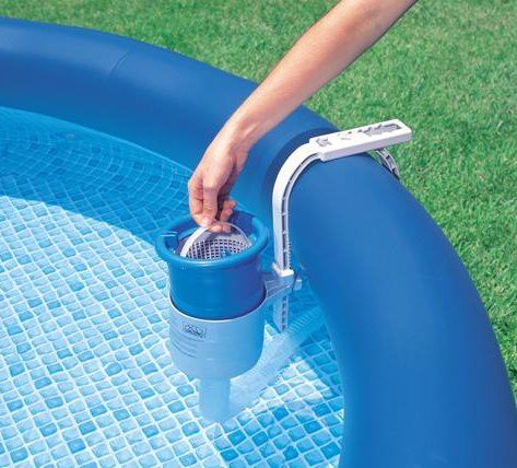 INTEX 15 x 48 Easy Set Pool Set w/ Pump, Ladder, Kits  