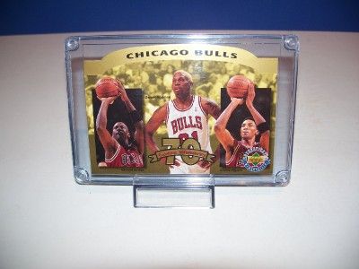 1996 UPPER DECK AUTHENTIC CHICAGO BULLS 70 GAME WINNER  