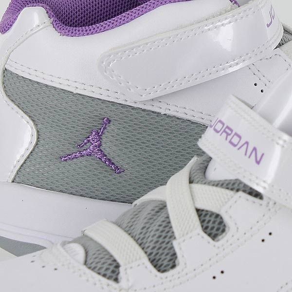 JORDAN BIG FUND WHITE VIOLET PURPLE TODDLERS US SIZE 9, 15 CM  