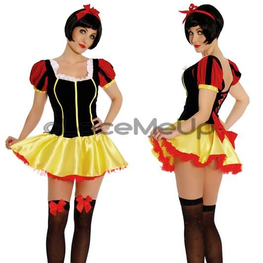 Adult Disney Princess Snow White Fancy Dress Up Outfit Ladies Large 12 