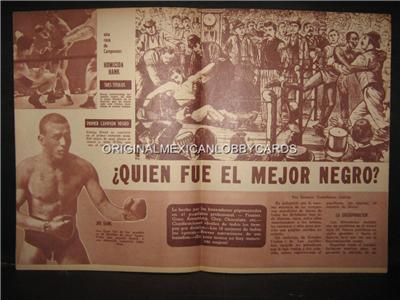 ROMEO ANAYA PHOTOCOVER MEXICAN BOXING MAGAZINE 1970  