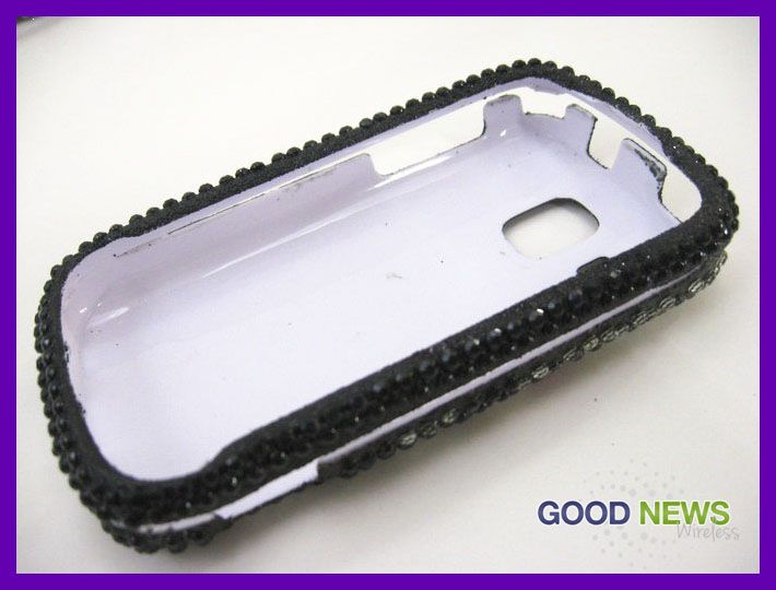 for Boost Mobile Samsung Transform Ultra M930 Skull Bling Hard Case 