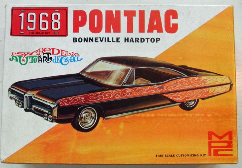 44 year old MPC 1968 Pontiac Bonneville 3 in 1 kit  