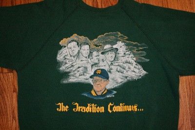 RARE vtg 1992 NOTRE DAME Irish Football TRADITION CONTINUES SWEATSHIRT 