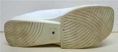 NURSE MATES KARINA ALL DAY COMFORT WHITE LEATHER SHOES  SZ 7 M  