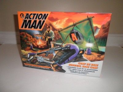 Hasbro Action Man SURVIVAL BASE CAMP Internationl MIB 1994  