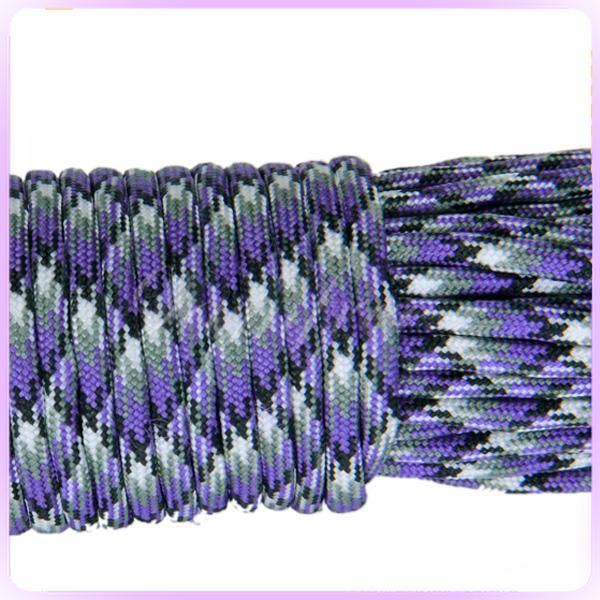 PARACORD Purple Camo 100ft 353 Parachute Survival Cord  