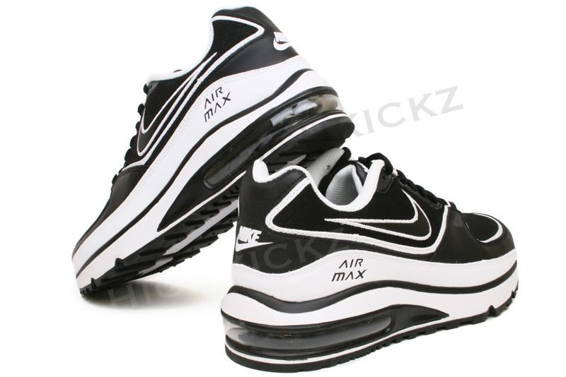 Nike Air Max Renegade 431998 010 Men New Black White Running Shoes 