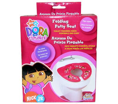 Dora Portable Travel Training Folding Toilet Potty Seat  