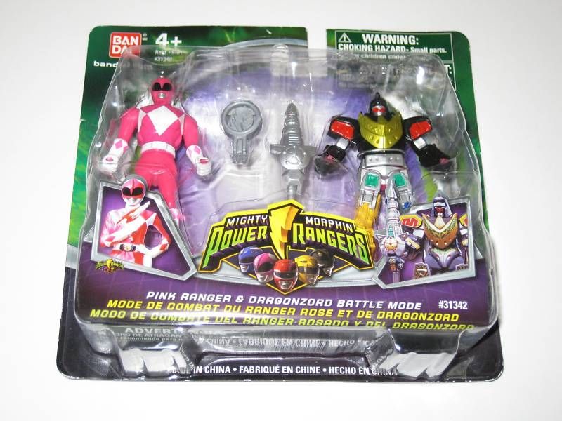 Mighty Morphin Power Rangers PINK RANGER & DRAGONZORD   