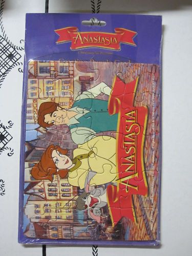 Vintage Gibson Disney Anastasia Greeting Puzzle Card  