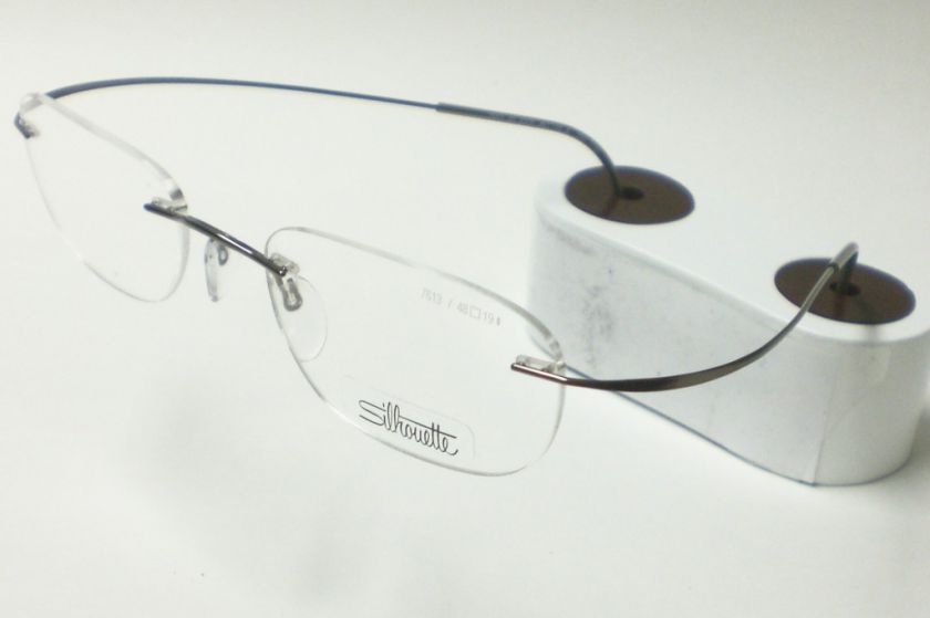 SILHOUETTE 7613 GUNMETAL 6102 EYEGLASSES AUTH 48  