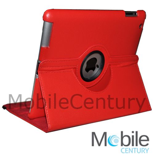   360 Rotating Magnetic Leather Case Smart Cover Stand Apple iPad 2 3rd