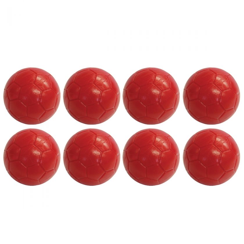 NEW ENGRAVED RED SOCCER STYLE FOOSBALLS FOR TABLE SOCCER / Dynamo 