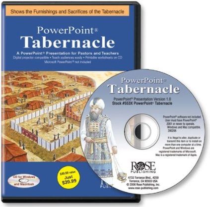 The Tabernacle PowerPoint CD ROM   Great for Teachers  