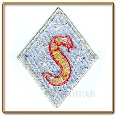 WW2 USMC 2nd Marine Division First Type Patch  