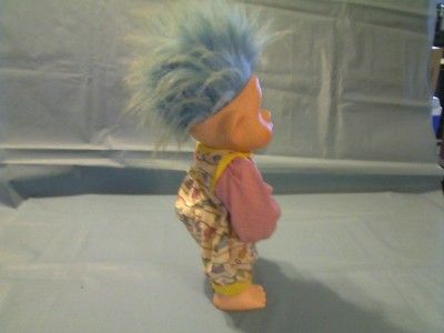 VINTAGE 14 MAGIC TROLLS BABIES DOLL APPLAUSE W/ OUTFIT  