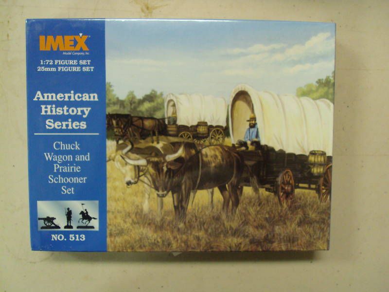 72 Chuck Wagon & Prarie Schooner Imex 513 2 wagons +  