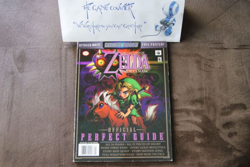 Zelda Majoras Mask VERSUS PERFECT GUIDE VERY RARE  